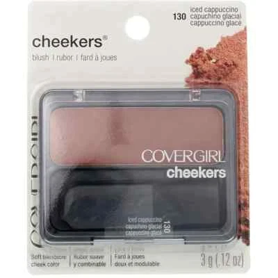 CoverGirl Cheekers Powder Blush Iced Cappuccino 130 0.12 oz NEW SEALED - Image 1 of 4