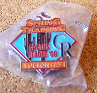 2009 Colorado Rockies Cactus League Spring Training pin MLB - Image 1 of 4