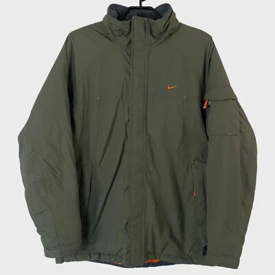 Chaqueta Parka Y2K Nike Tactical Cargo Abajo Verde Para Hombre XXL Forrada de Vellón Prendas Exteriores Foto 1 de 4