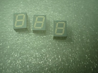 10mm (0.39'') Super RED Seven Segment Display Common Cathode DIP10 UK STOCK x3pc — 第 1/3 张图片