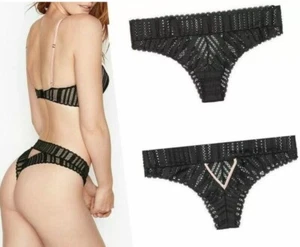 Lencería Victoria's Secret Luxe Tanga Recortado Muy Sexy Descarado Talla: L - Imagen 1 de 1