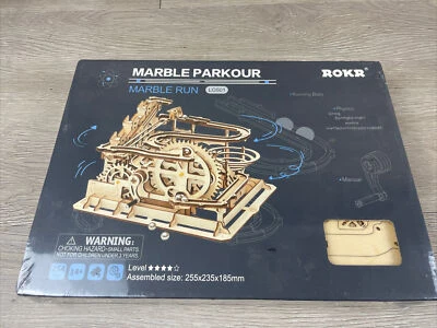 Marble Parkour Run ROKR - Wooden DIY Set - NEW Waterwheel Coaster 3D Model - Image 1 of 4