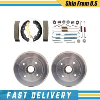 Fits 1996 Hyundai Elantra Rear Drums Brake Shoes & Hardware Spring Kit - Image 1 of 4