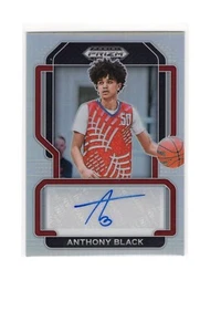 2022 Prizm Draft Picks Anthony Black Freshman Signatures Silver Prizm - Picture 1 of 2