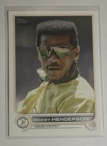 2022 Topps Update Rickey Henderson Photo Variation SP #US24 Athletics - Picture 1 of 2