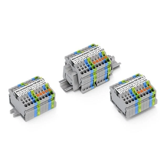 Wago Reihenklemmen Durchgangsklemmen Serie 2001/2002/2004/2006/2010/2016 Kammbrü - Bild 1 von 1