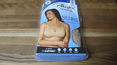 18 Hour Playtex bra 42D Wirefree 4049 Side & Back Smoothing Cool Comfort All New - Image 1 of 2