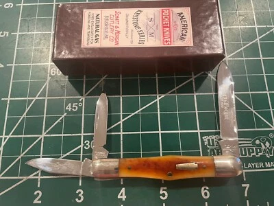 Schatt and Morgan Harvest Bone Split Back Whittler 043276 2009 Serie XIX Foto 1 de 4