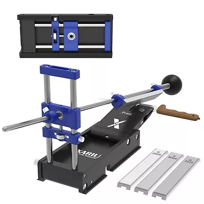 XARILK Foldable Portable Knife Sharpening System, Adjustable Knife Sharpener Kit