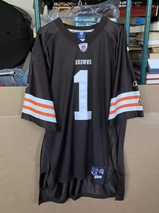 Reebok NFL Equipment Cleveland Browns Bug #1 Football Jersey Size XL - Picture 1 of 21
