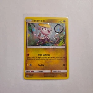 SWIRL ๐ Jangmo-o SM40 Cosmos Holo Rare Sun & Moon Pokemon Card - NM - Picture 1 of 2