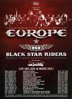 2015 Europe Band Black Star Riders Concert Promotion PRINT AD (1375)