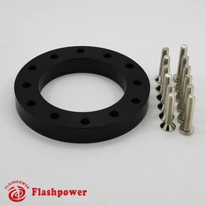 Espaciador de volante de 1/2" negro aluminio para MOMO Isotta Sparco OMP - Imagen 1 de 1