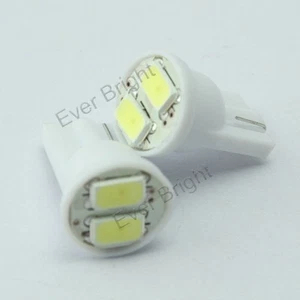 194 Led Bulb White T10 W5W 2825 158 192 168 194 Wedge Car Interior Lights 12V DC - Picture 1 of 7