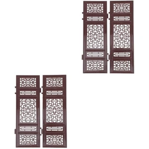  2 Paar Mini Möbelstück Miniatur Dekoration kleine Ornamente Modell Spielzeug - Bild 1 von 12