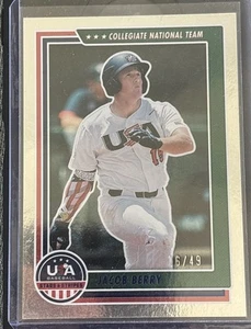 2022 Panini USA Baseball JACOB BERRY 16/49Chrome Stars & Stripes RC #94 team USA - Picture 1 of 3