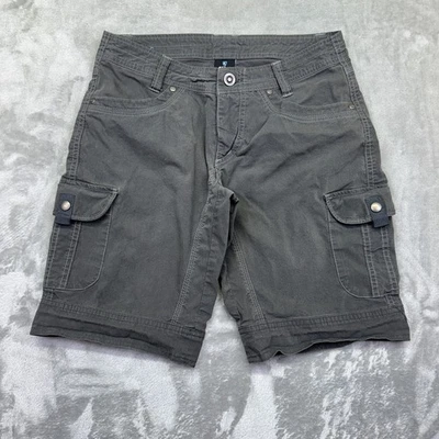 Kuhl Splash Gray Cargo Shorts Women's Size 4 Fits 28" Adventure Hiking Outdoor - Image 1 of 4
