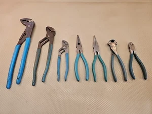 Channellock USA Slip Joint Pliers lot of 7 Pieces Channel Lock Needle Nippers - Picture 1 of 9