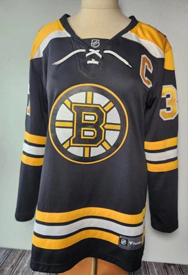 Футболка женская Fanactics Patrice Bergeron Boston Bruins No37 черно-золотистая C размер M - Изображение 1 из 4