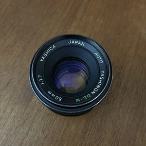 Yashica Auto Yashinon DS-M 50 mm obiettivo fotocamera attacco F1.7 M42 made in Japan bello! - Foto 1 di 3
