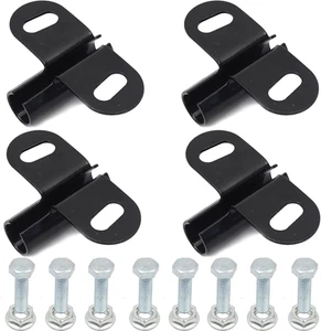 Wheelbarrow Axle Bracket Set 4-Pack Compatible 5/8" 3.27" Wide by 2.17" - Picture 1 of 12