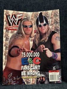 WWF Magazine August 2001  Edge & Christian Fans Can’t Be Wrong Wrestling +Poster - Picture 1 of 7