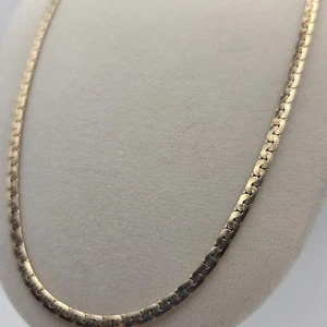 Vintage Signed Krementz 20" Gold Plate Necklace - Picture 1 of 11