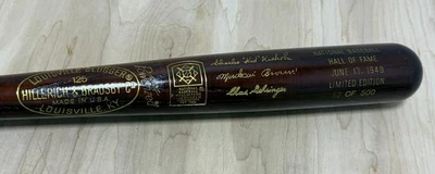 1949 hall of fame brown bat Charles Gehringer, Nichols Louisville Slugger - Image 1 of 3