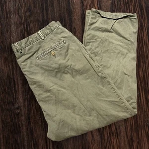 Peter Millar Pima Cotton Flat Front Worn in Distressed Chino Pants Size 40 x 25 - Picture 1 of 7
