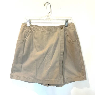 Falda corta Rafaella de colección 100 % algodón beige tostado talla 12 cottagecore preppy  Foto 1 de 4