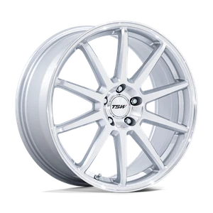 TSW TW004 CANARD Gloss Silver Machined Face Rim 20x10.5 5x120 38 TW004SD20055238 - Picture 1 of 1