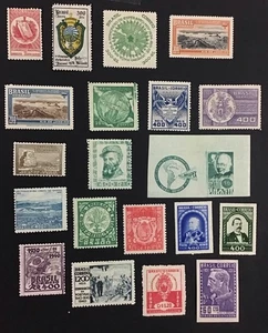 Brazil 1936-1949 F-VF MLH Lot Between Sc#426-688 Complete Sets  (W47) - Picture 1 of 2