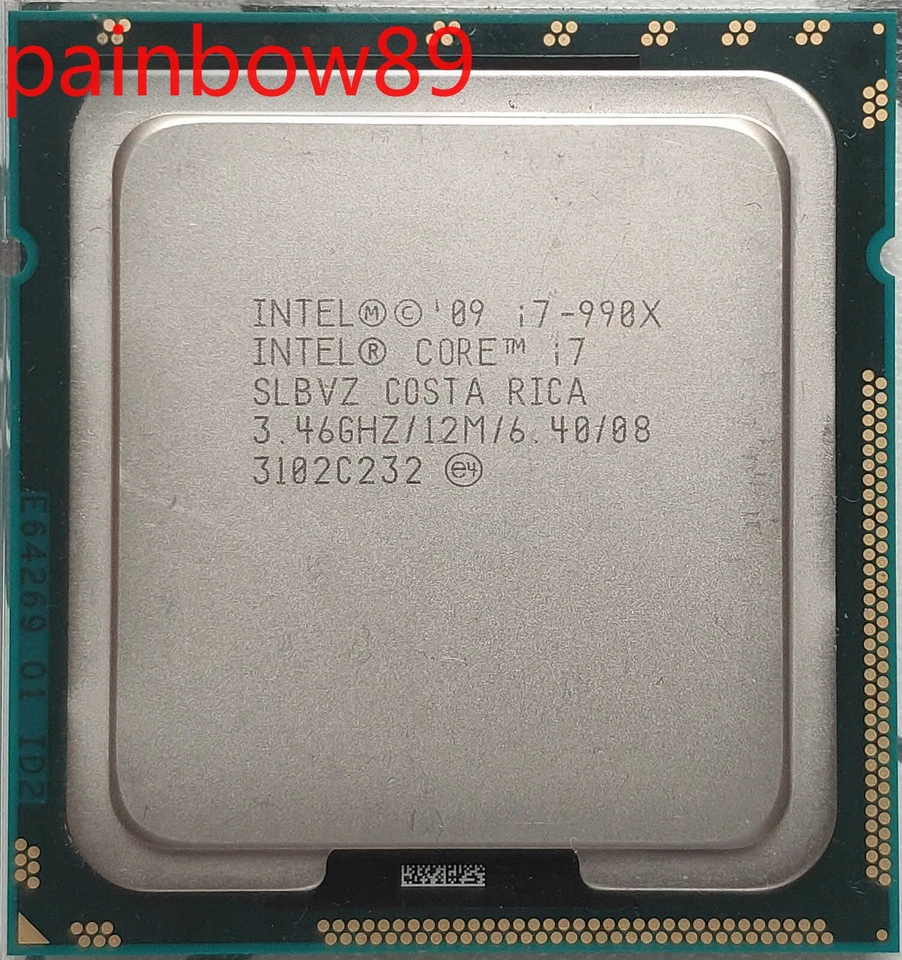 Intel core i7-990X Extreme Edition LGA1366 3.46GHz 6Core 12M SLBVZ CPU Processor - Image 1 of 1