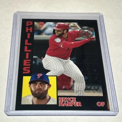 2019 Topps Update 1984 Topps Baseball Black /299 Bryce Harper #84-38 - Image 1 of 4