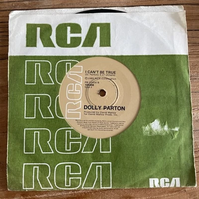 Dolly Parton - Real Love. 7 Inch Vinyl Single. 1985 - Image 1 of 2