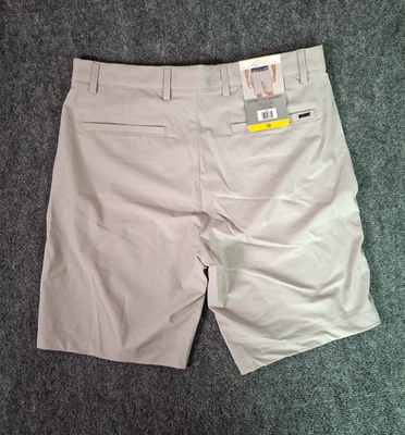 Pantalones cortos de golf Greg Norman elásticos para hombre, grises, talla: 32 entrepierna 8,5, nuevos Foto 1 de 4