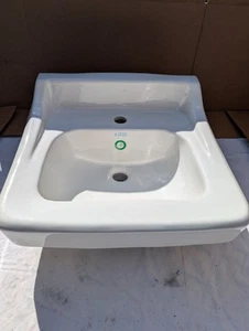 Crane Plumbing Harwich Lavatory 20" X 18" Wall Hung White Sink - Picture 1 of 7
