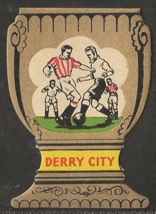 DONALDSON-FOOTBALL TEAMS 1946-1955 (SHAPED AS CUPS)-#045- DERRY CITY - Picture 1 of 2