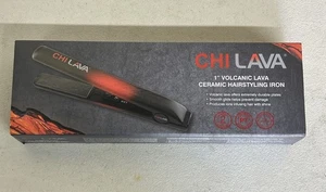 Plancha de cerámica CHI Lava 1" - Modelo: GF8269 - NEGRA/ROJA NUEVA - Imagen 1 de 1