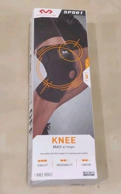 Rodillera deportiva McDavid con bisagras - negra - L/XL - totalmente nueva Foto 1 de 4