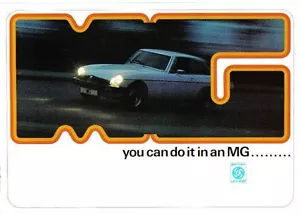 MG Range Midget Mk III MGB MGB GT + V8 Original Sales Brochure Pub No 3054 1974 - Picture 1 of 1