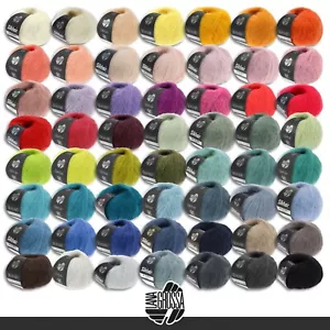Lana Grossa 25 g Silkhair Mohair Superkid seda lana ganchillo tejer 56 colores - Imagen 1 de 113