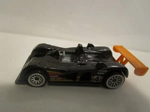 2000 Hot Wheels Cadillac LMP Black w/ Orange Wing Toy Diecast Racecar Car Used - Picture 1 of 3
