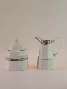 Christopher Stuart Fine China Zuckerdose mit Deckel und Milchkännchen Southwest Y0002 EUC - Bild 1 von 12
