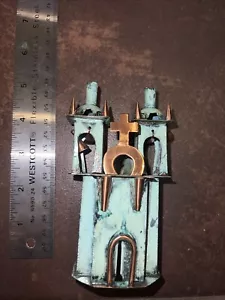 Peruanische Handwerk Metall Patina Kupfer Kathedrale Kirche #7 - Bild 1 von 8