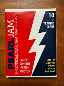 Pearl Jam 2018 Boston Fenway Park Concert Trading Card Pack 10 Cards New Sealed - Picture 1 of 5