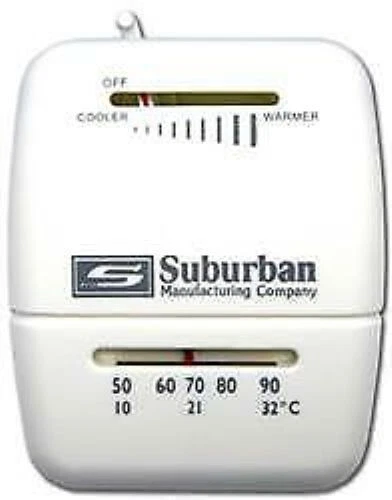 Suburban 161154 Wall Thermostat Heat Only White - Image 1 of 1