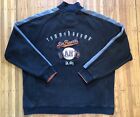Pull zip-up Sf GIANTS Tommy Bahama brodé baseball taille M/L 48 noir gris