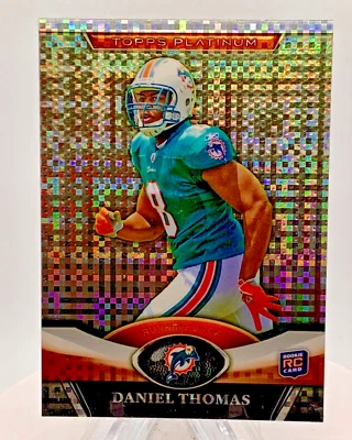 2011 Topps Platinum - #44 Daniel Thomas (RC) - Image 1 of 2