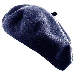 Women's French Beret Hat Solid Color Plain Wool Classic Traditional Artist Ca... - Picture 1 of 3